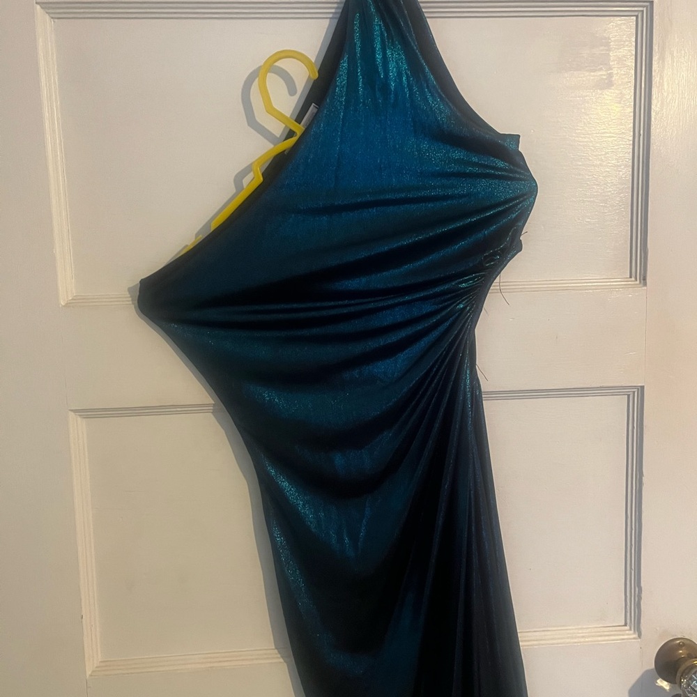 Charlotte Russe Glittering Blue Dress